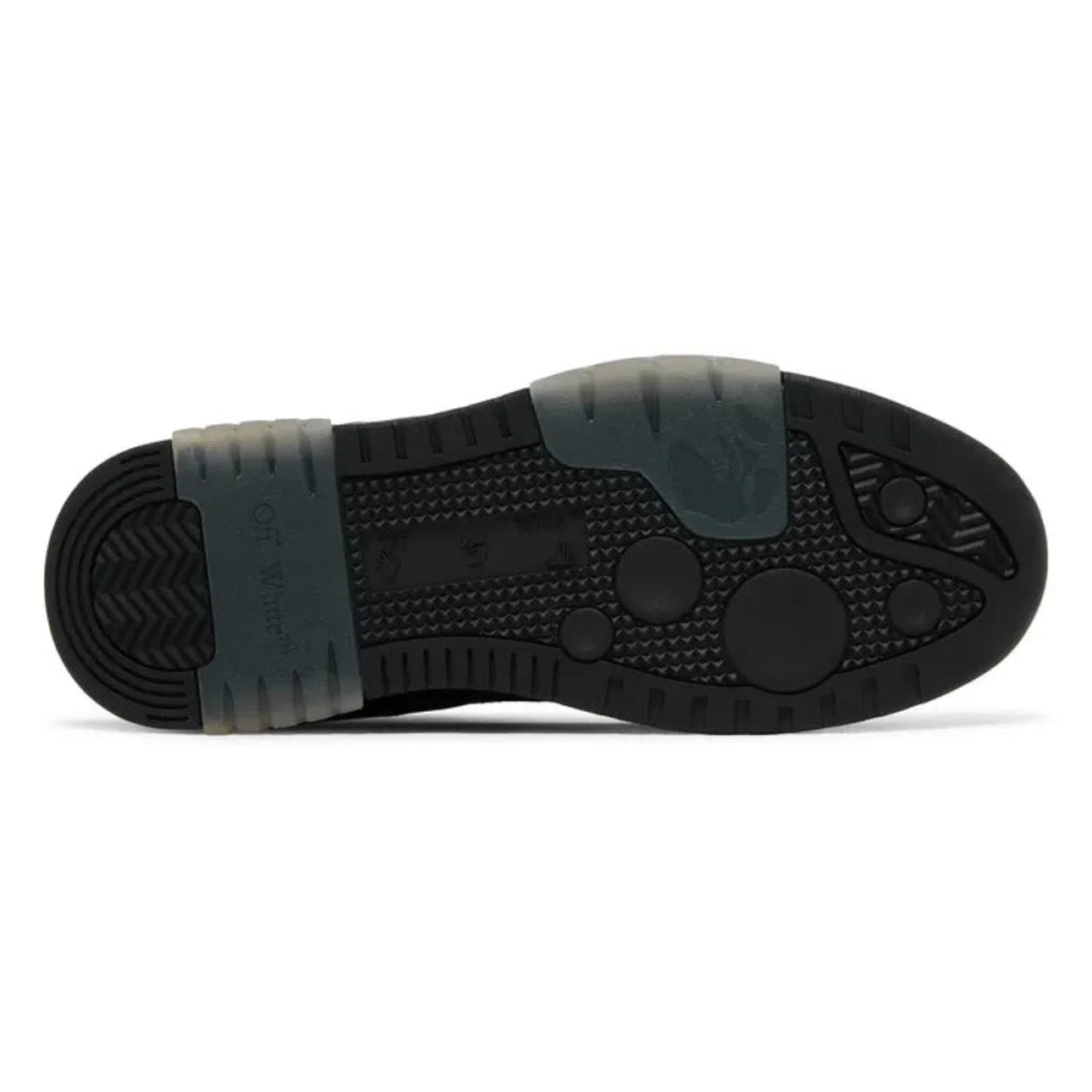 OFF-WHITE Out Of Office OOO For Walking Low Tops – Black White