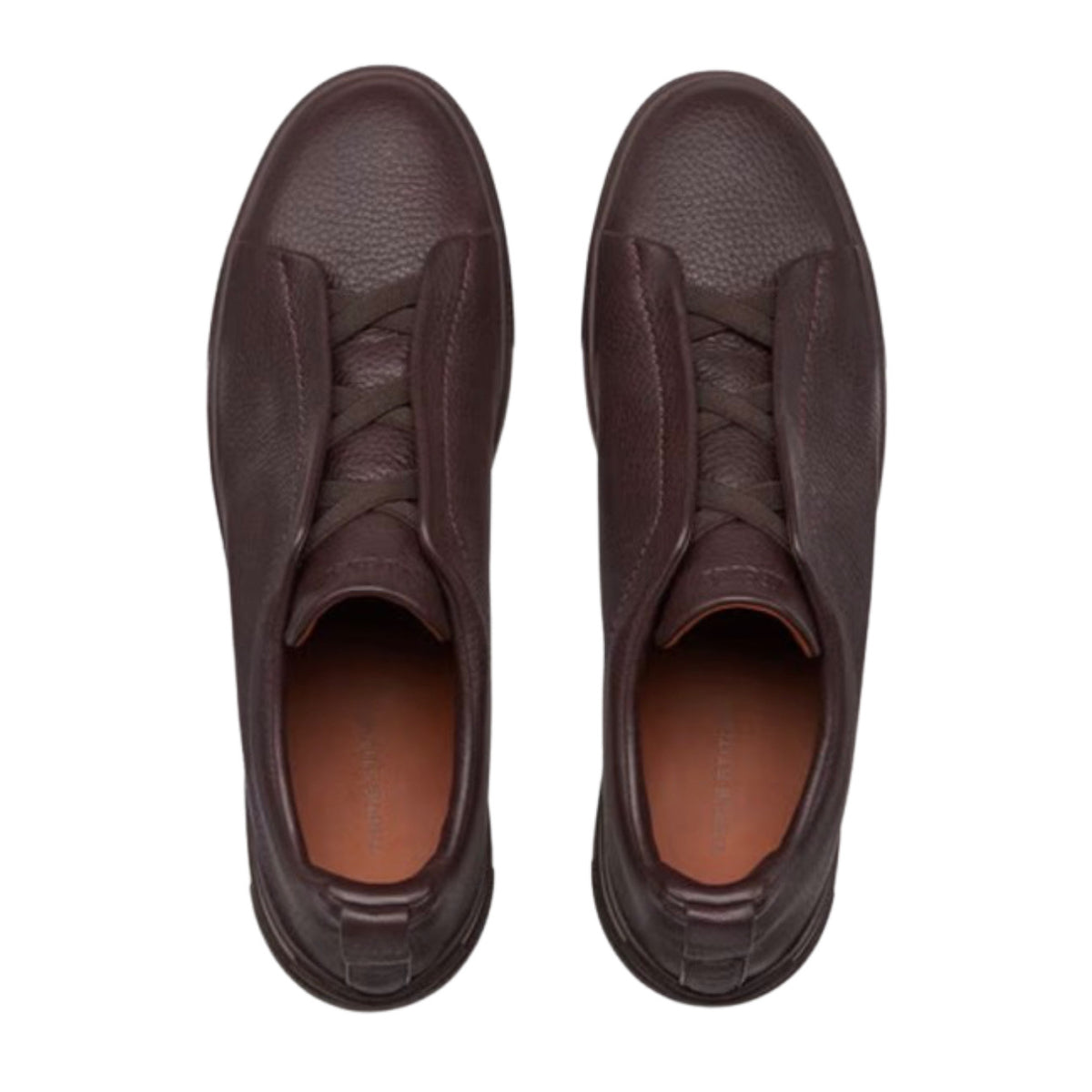 Zegna Triple Stitch™ Sneaker 'Dark Brown Deerskin'