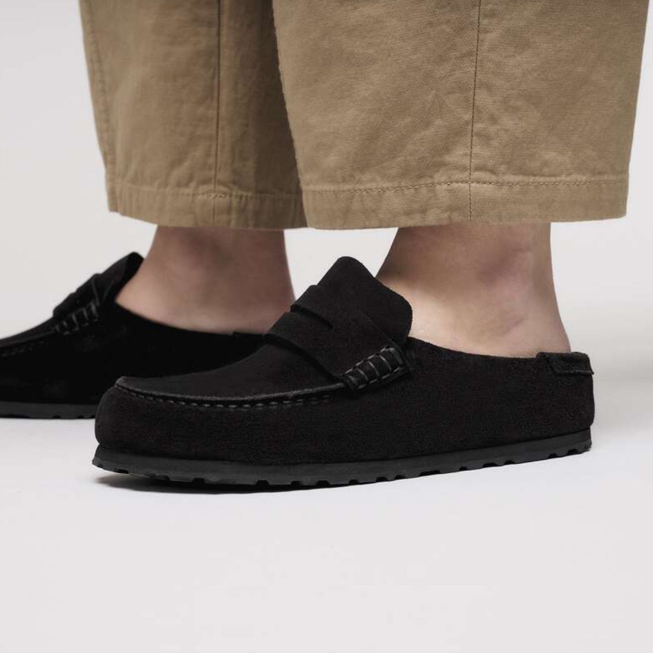 Birkenstock Naples Wrapped
Suede Leather Black