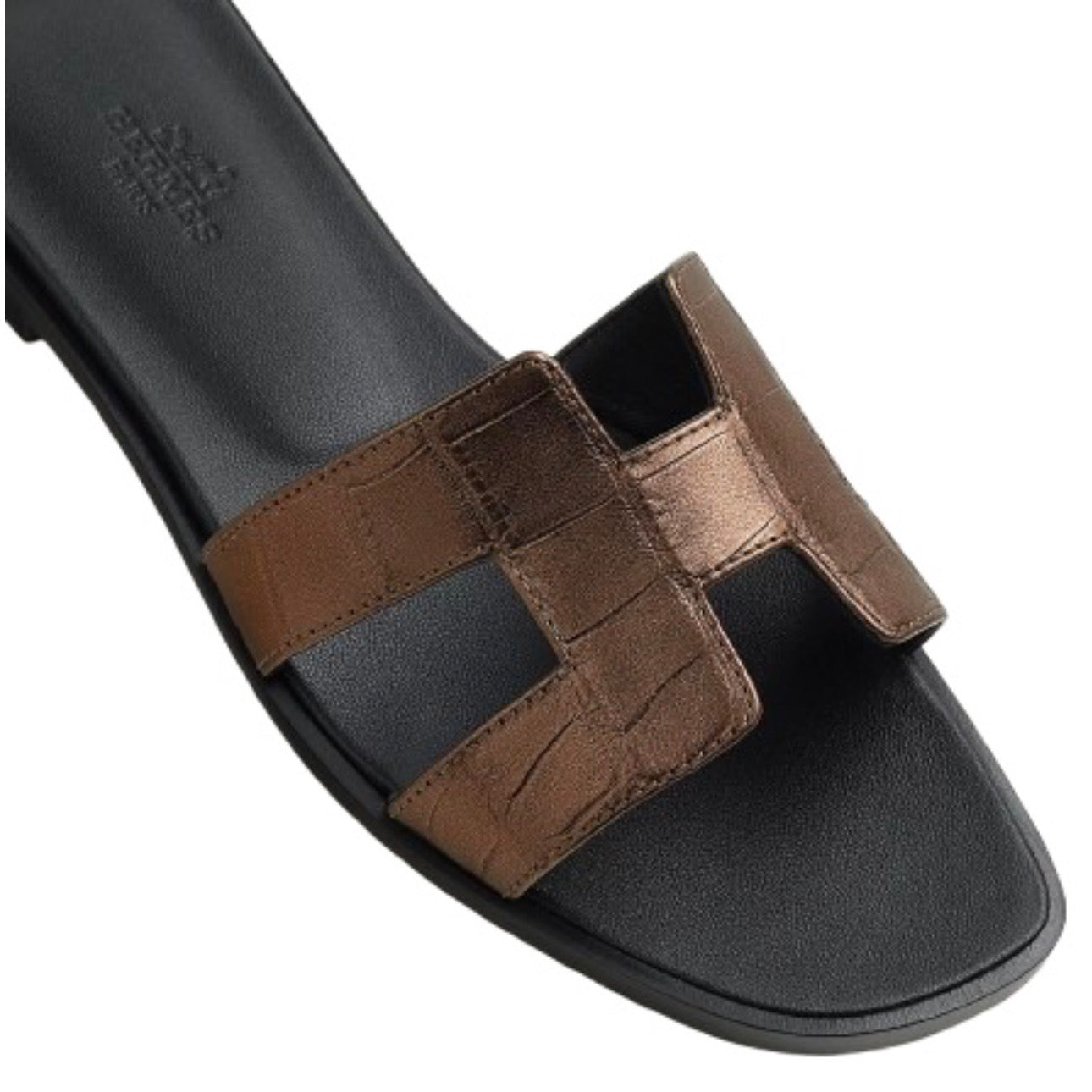 Hermes Oran Sandal Doré Antique