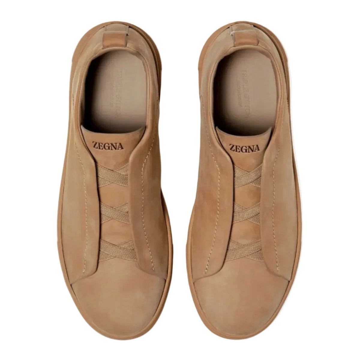Zegna Triple Stitch™ SECONDSKIN Sneaker 'French Beige'