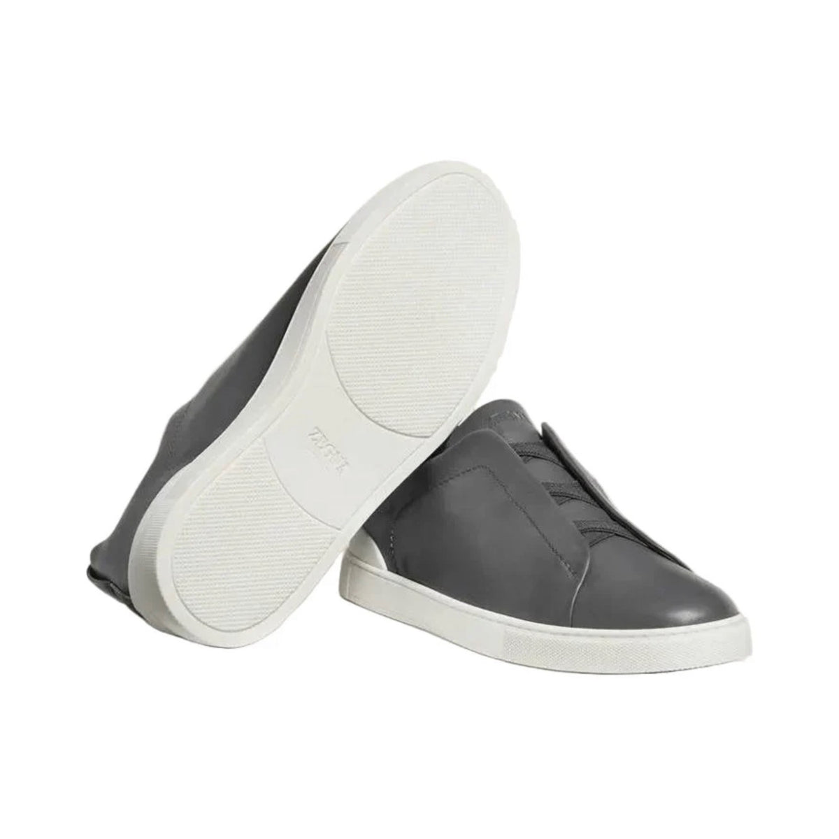 Zegna Triple Stitch™ SECONDSKIN Sneaker 'Dark Grey'