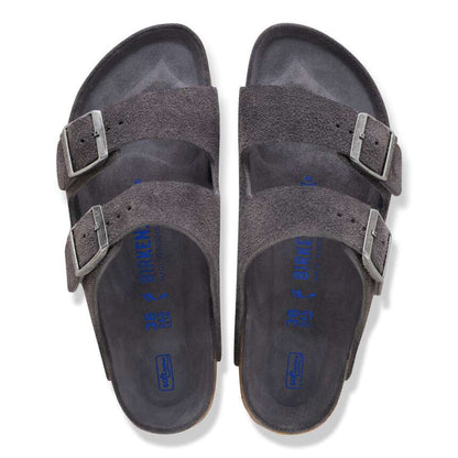 Birkenstock Arizona Soft Footbed Suede 'Charcoal Tonal'