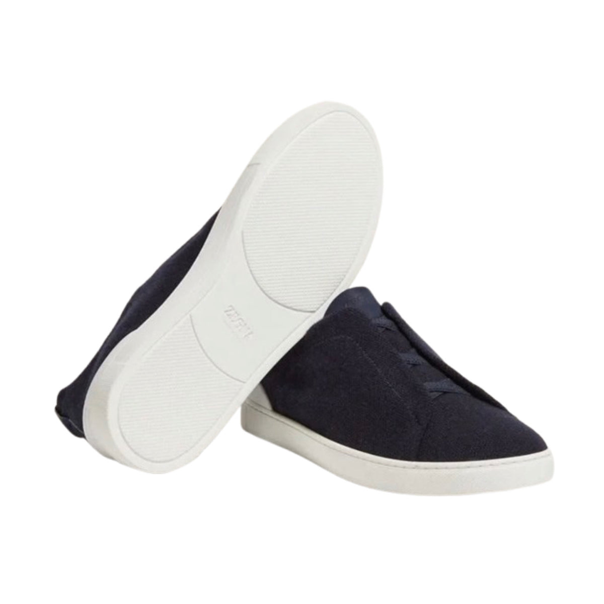 Zegna Triple Stitch™ Sneaker 'Navy Blue Wool'