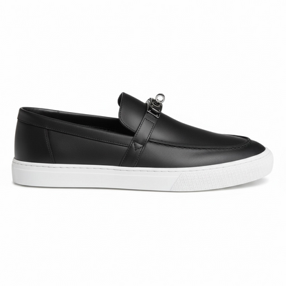 Hermes Sneakers slip-on Game - Blanc Black