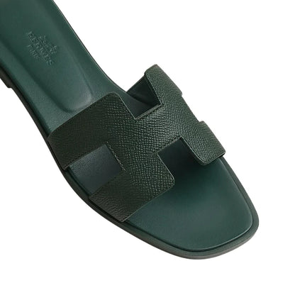 Hermes Oran sandal - Green | Hermès Thailand