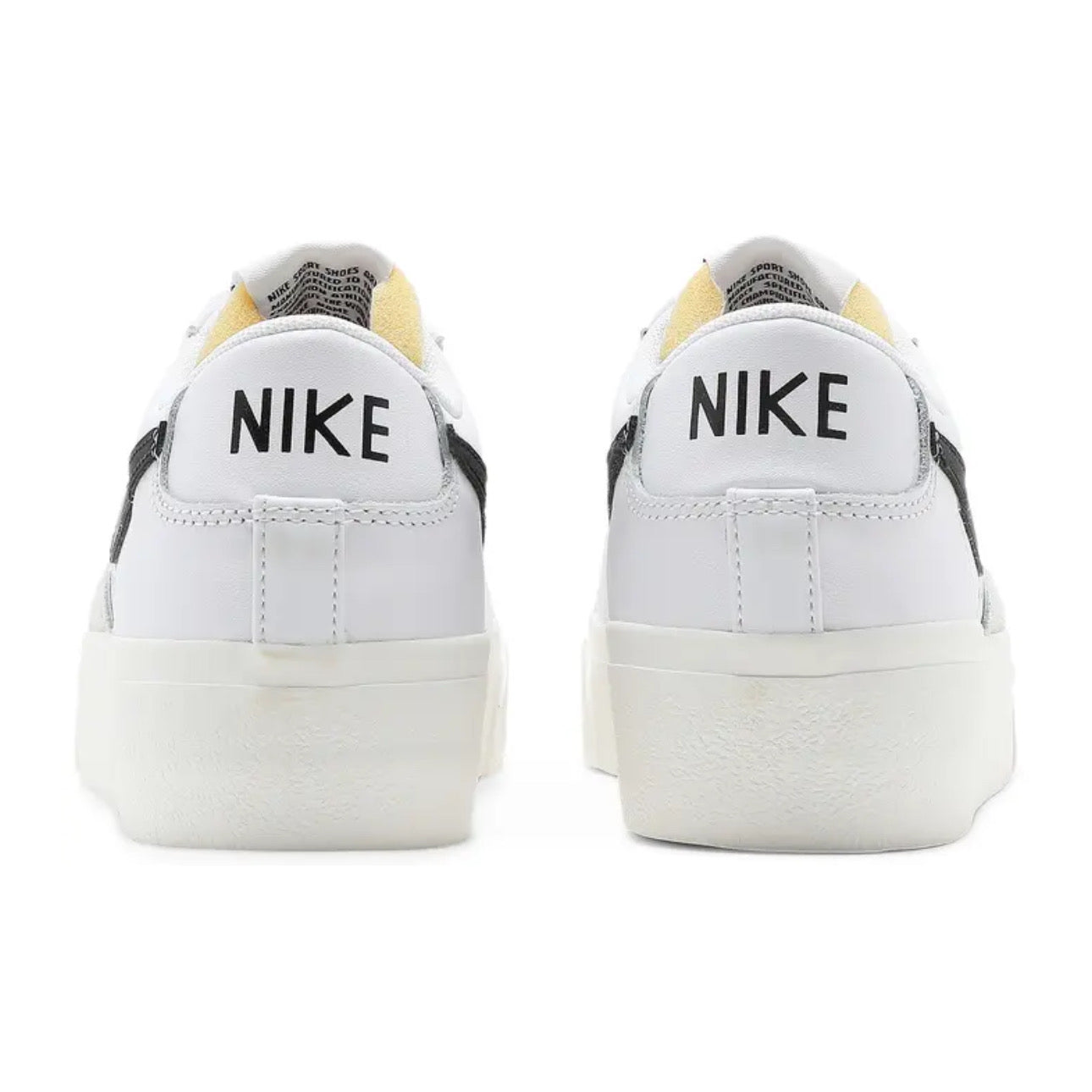 Nike Wmns Blazer Low Platform 'White Black'
