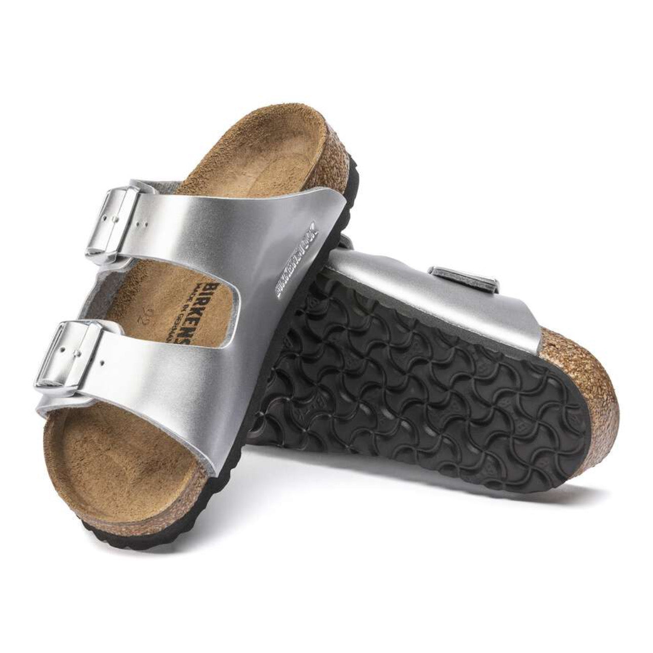 Birkenstock Arizona Electric Metallic Silver