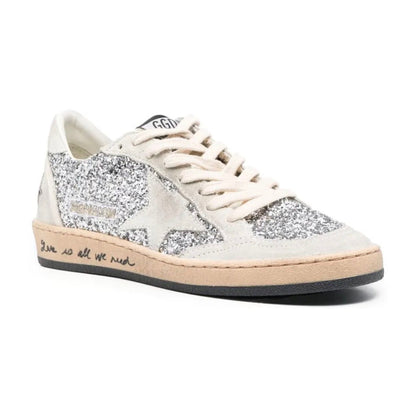Golden Goose Ball Star 'Silver Glitter / Ice Grey'