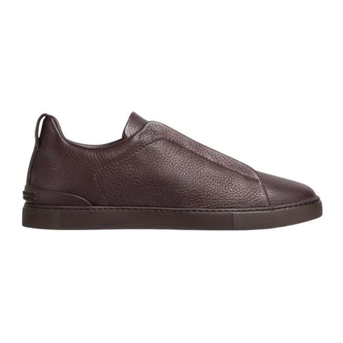 Zegna Triple Stitch™ Sneaker 'Dark Brown Deerskin'