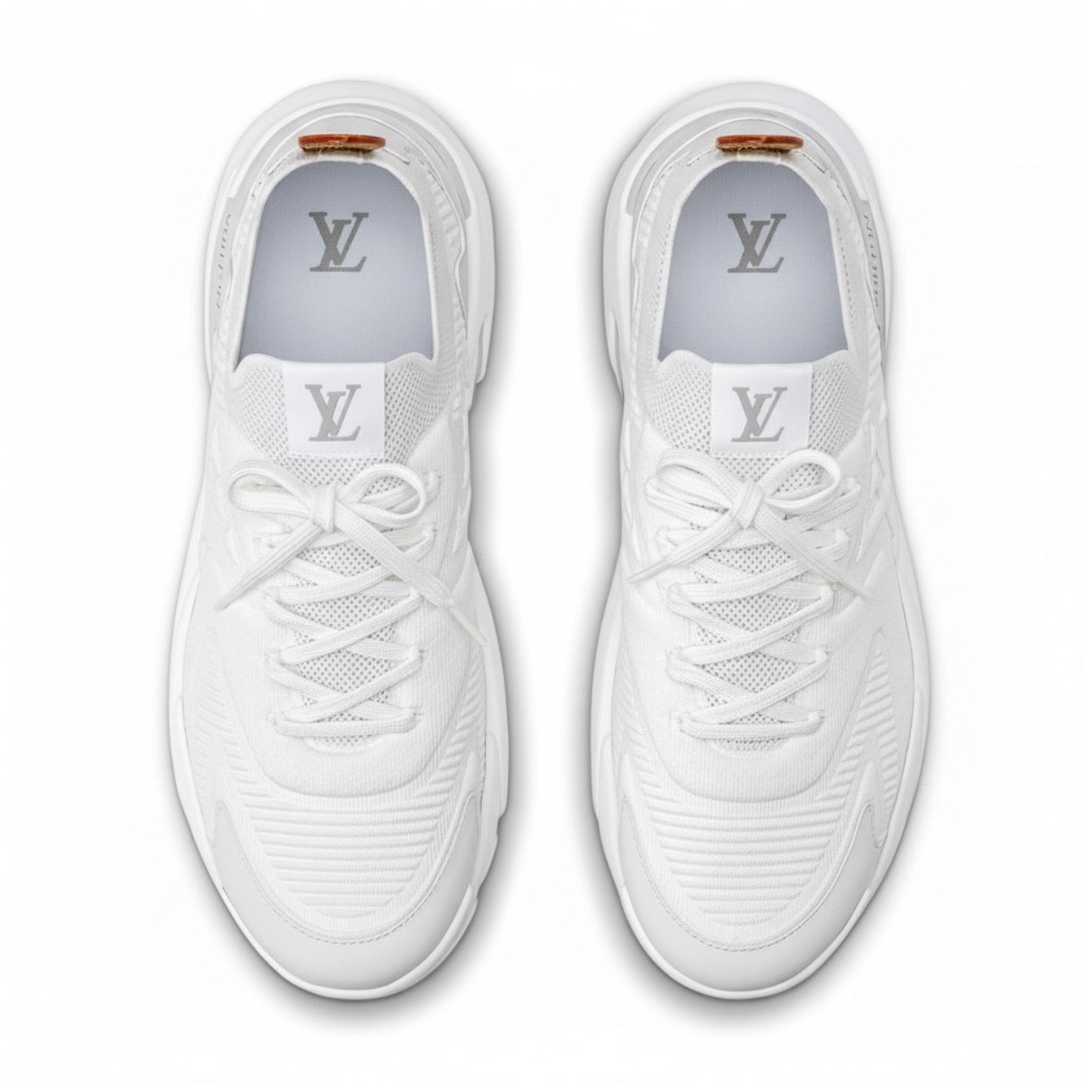 Louis Vuitton Tatic Knit Sneaker Triple White