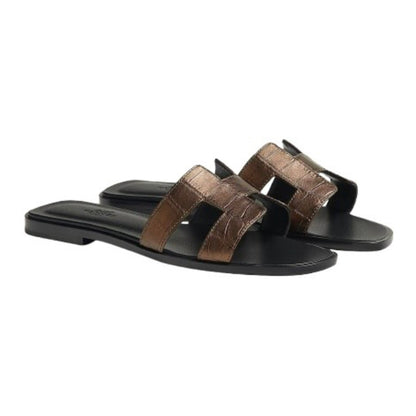Hermes Oran Sandal Doré Antique