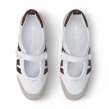 Louis Vuitton LV Sneakerina Mary Jane 'White / Monogram'