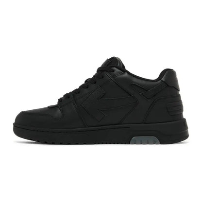 OFF-WHITE Out Of Office OOO For Walking Low Tops – Black White