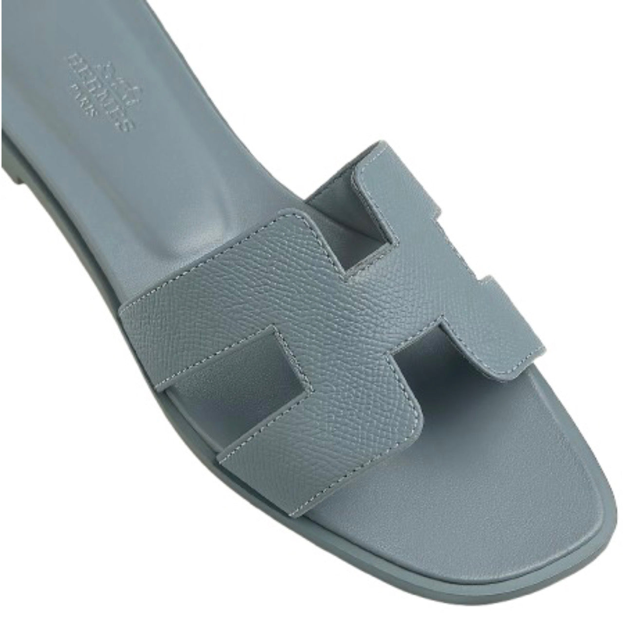 Hermes Oran Sandal Blue