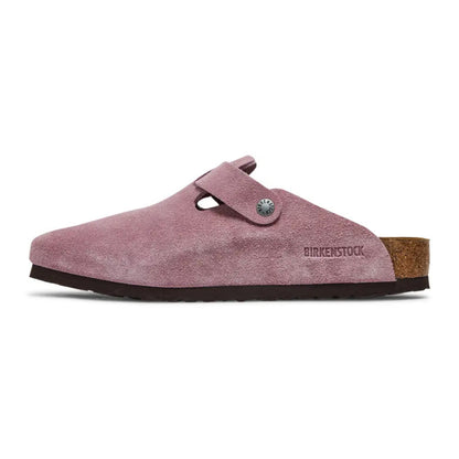 Stussy x Birkenstock Boston Shaggy 'Dusty Pink'