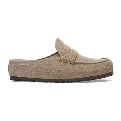 Birkenstock Naples Wrapped Suede Leather Taupe