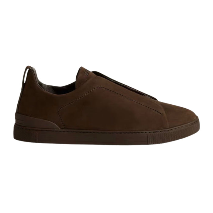 Zegna Triple Stitch™ Sneaker 'Dark Brown Suede'