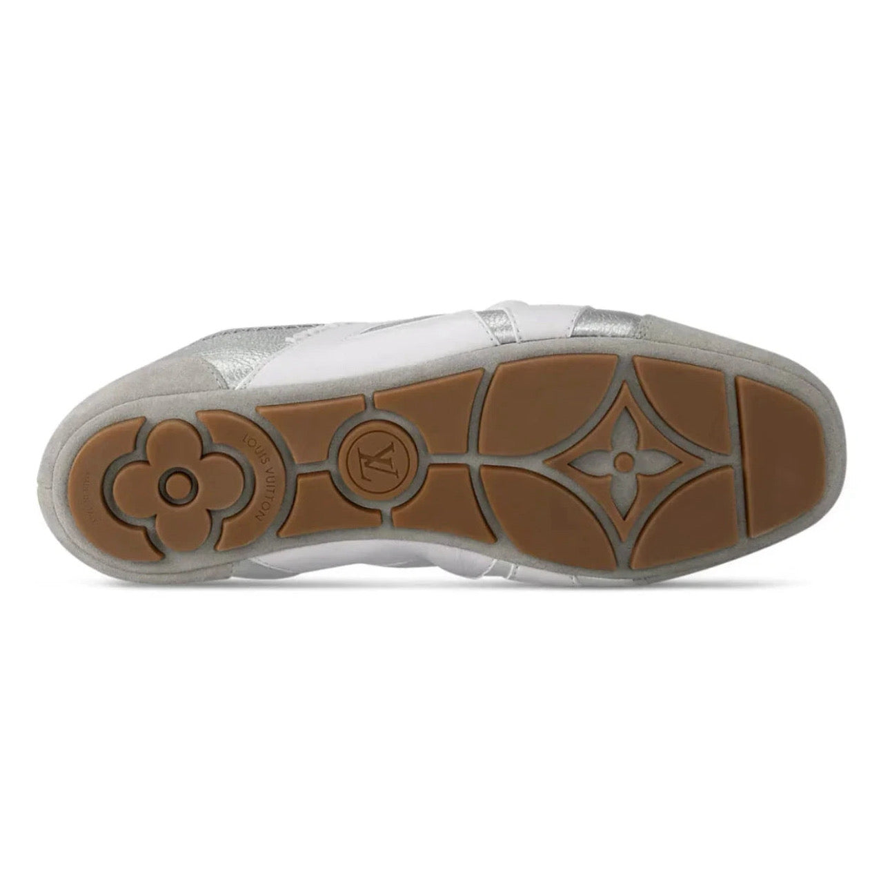Louis Vuitton LV Sneakerina Metallic grained calf leather