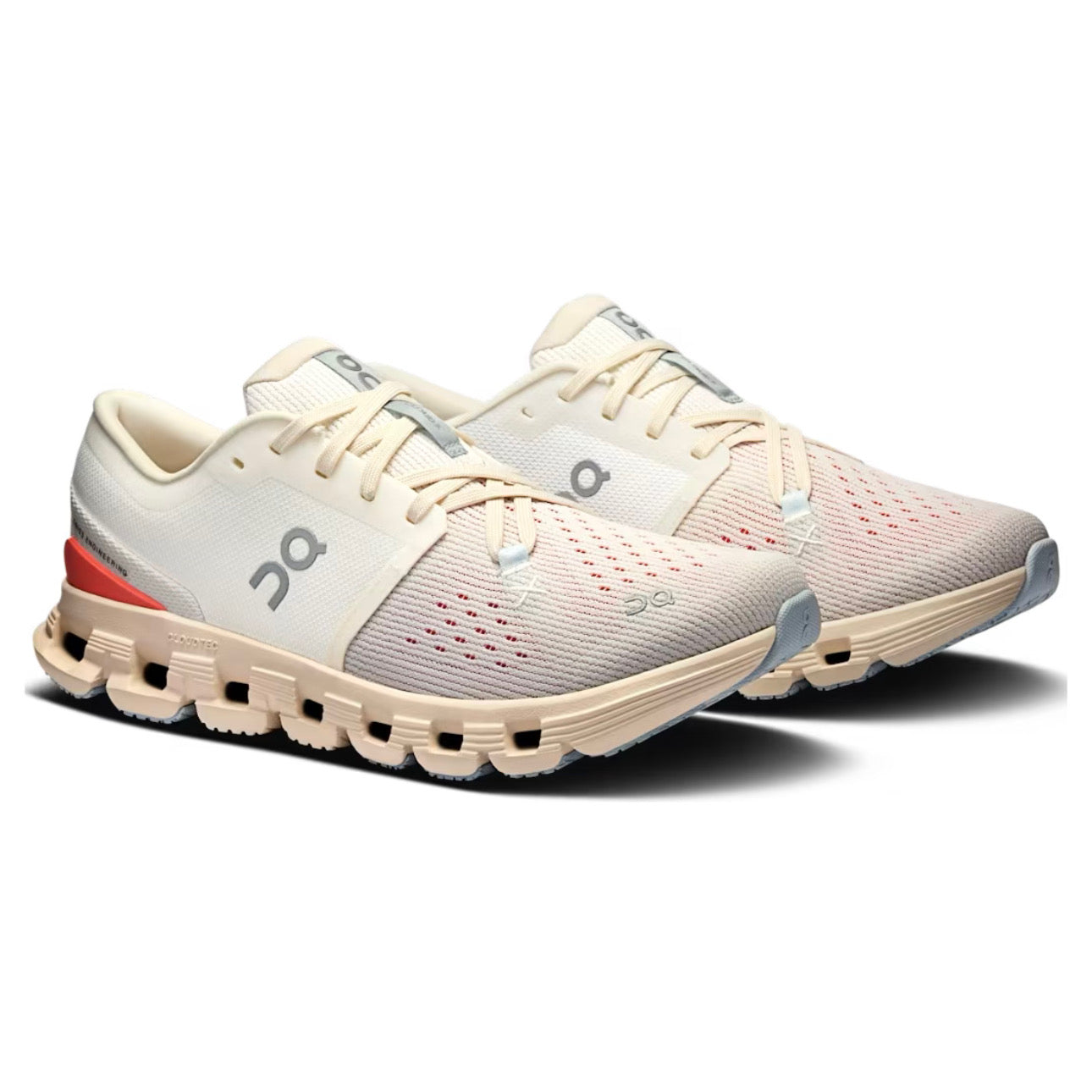 ON Cloud X 4 'Ivory | Salmon'