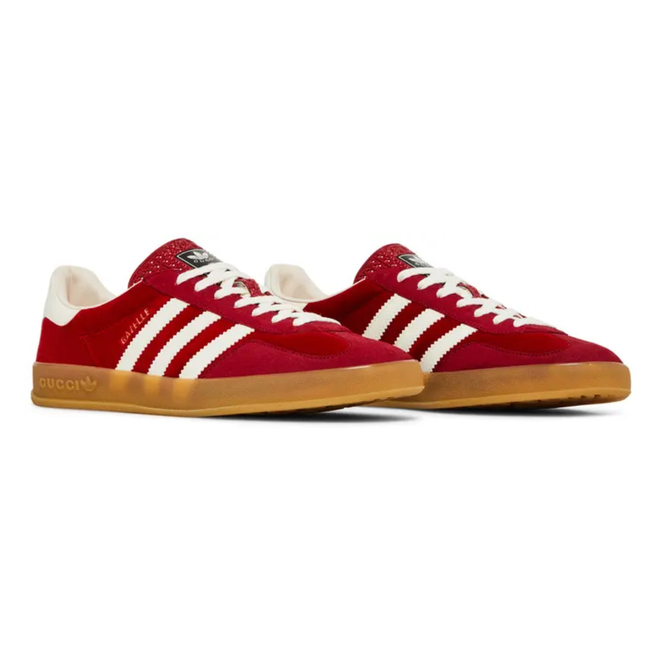 Adidas x Gucci Gazelle 'Red Velvet'