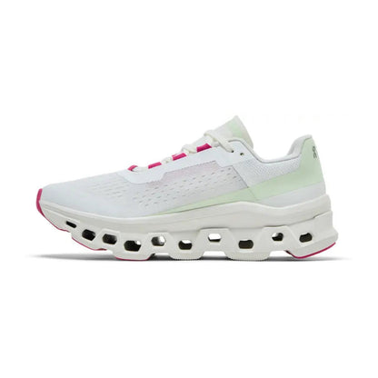 On Running Cloudmonster White/Lima