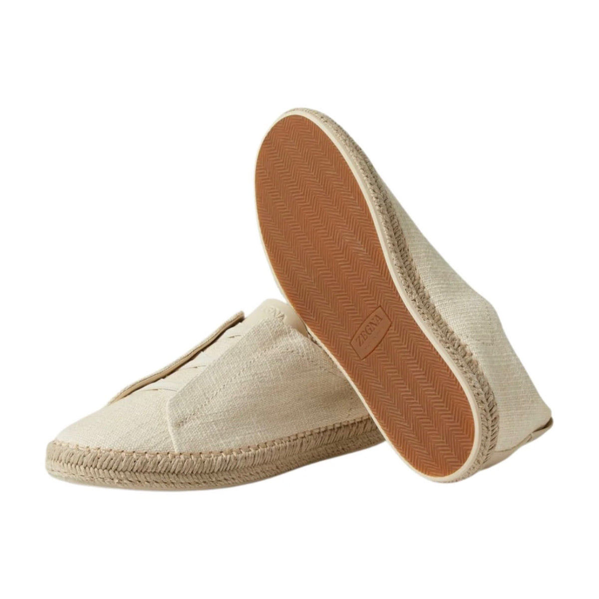 Zegna Triple Stitch™ Espadrille 'Off White Linen'