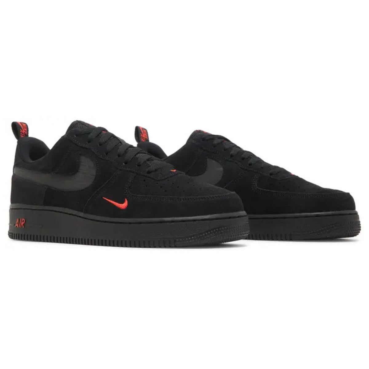 Nike Air Force 1 '07 LV8 'Reflective Swoosh - Black Crimson'