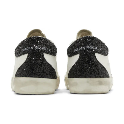 Golden Goose Super Star – White Black Cream Glitter