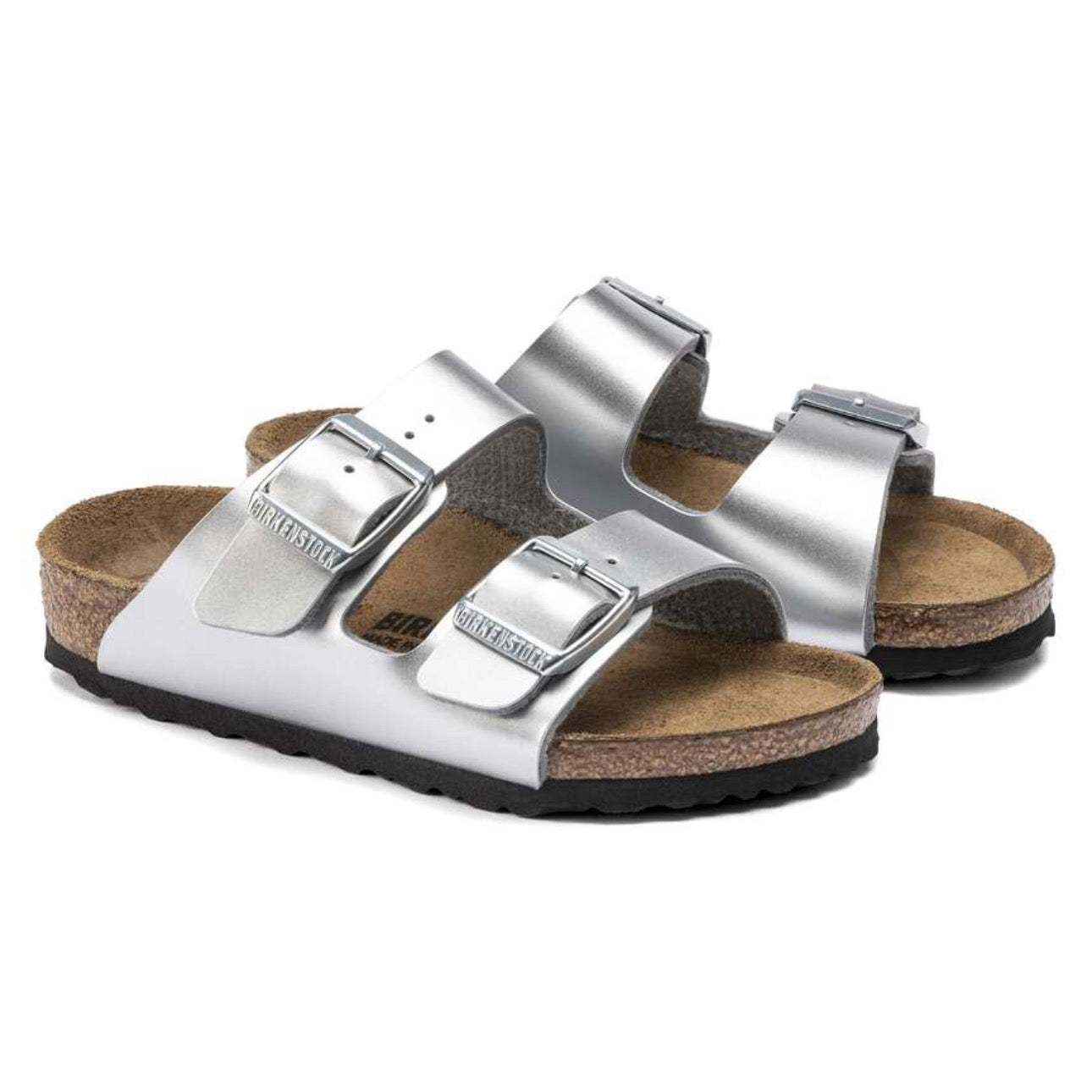 Birkenstock Arizona Electric Metallic Silver
