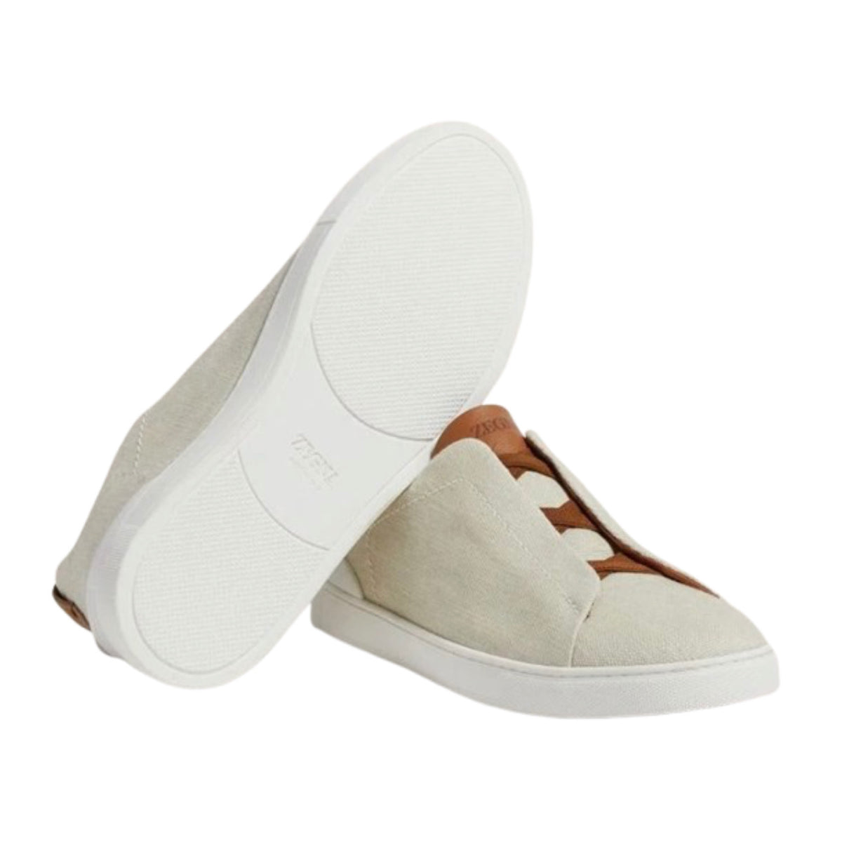 Zegna Triple Stitch™ Sneaker 'Off White Canvas'