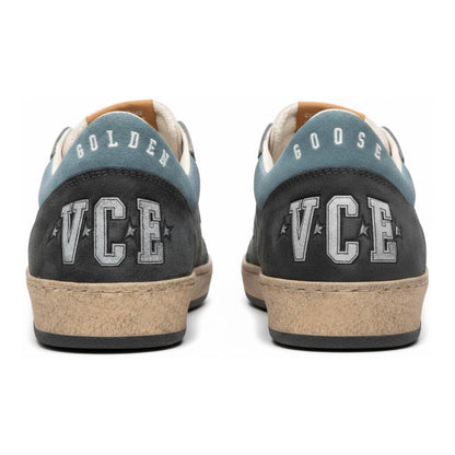 Golden Goose  Ball Star LTD in dark blue leather with beige suede star