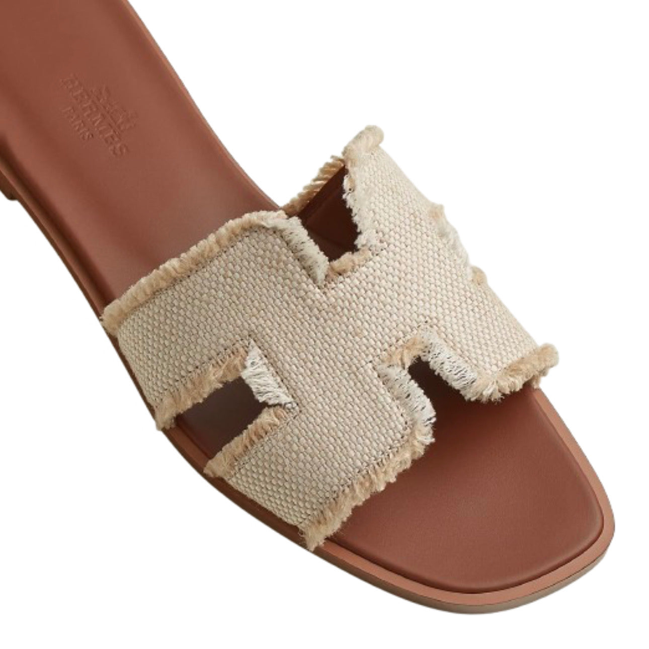 Hermes Oran Sandal Beige