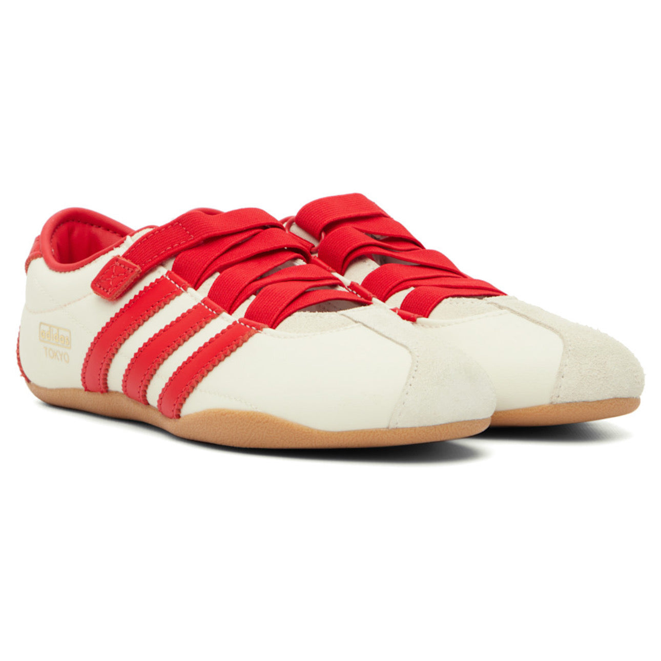 Adidas White & Red Tokyo Mary Jane