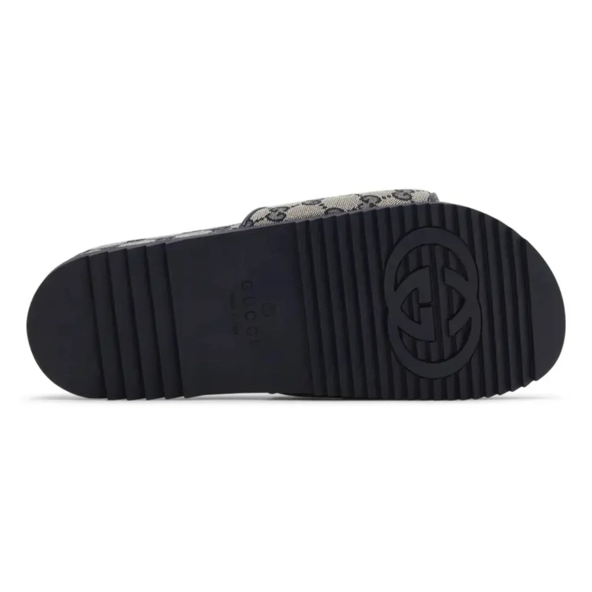 Gucci GG Slide 'Beige / Blue Monogram'