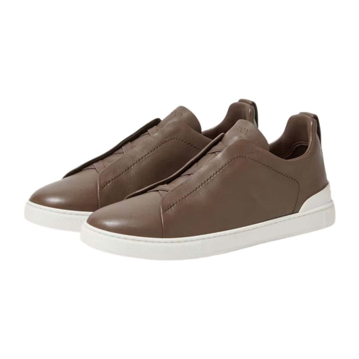 Zegna Triple Stitch™ Sneaker 'Taupe Brown Leather'