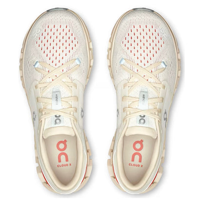 ON Cloud X 4 'Ivory | Salmon'