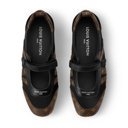 Louis Vuitton LV Sneakerina Mary Jane 'Black / Monogram'