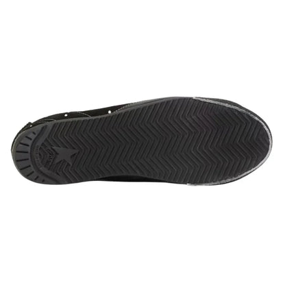Golden Goose True-Star in black suede with Swarovski crystals and black leather star