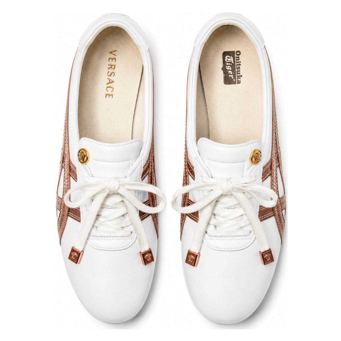Onitsuka Tiger Versace X TAI-CHI Sakura Nappa Brown