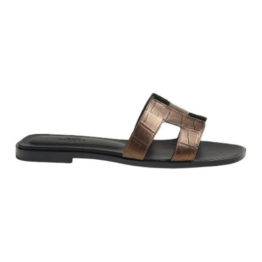 Hermes Oran Sandal Doré Antique