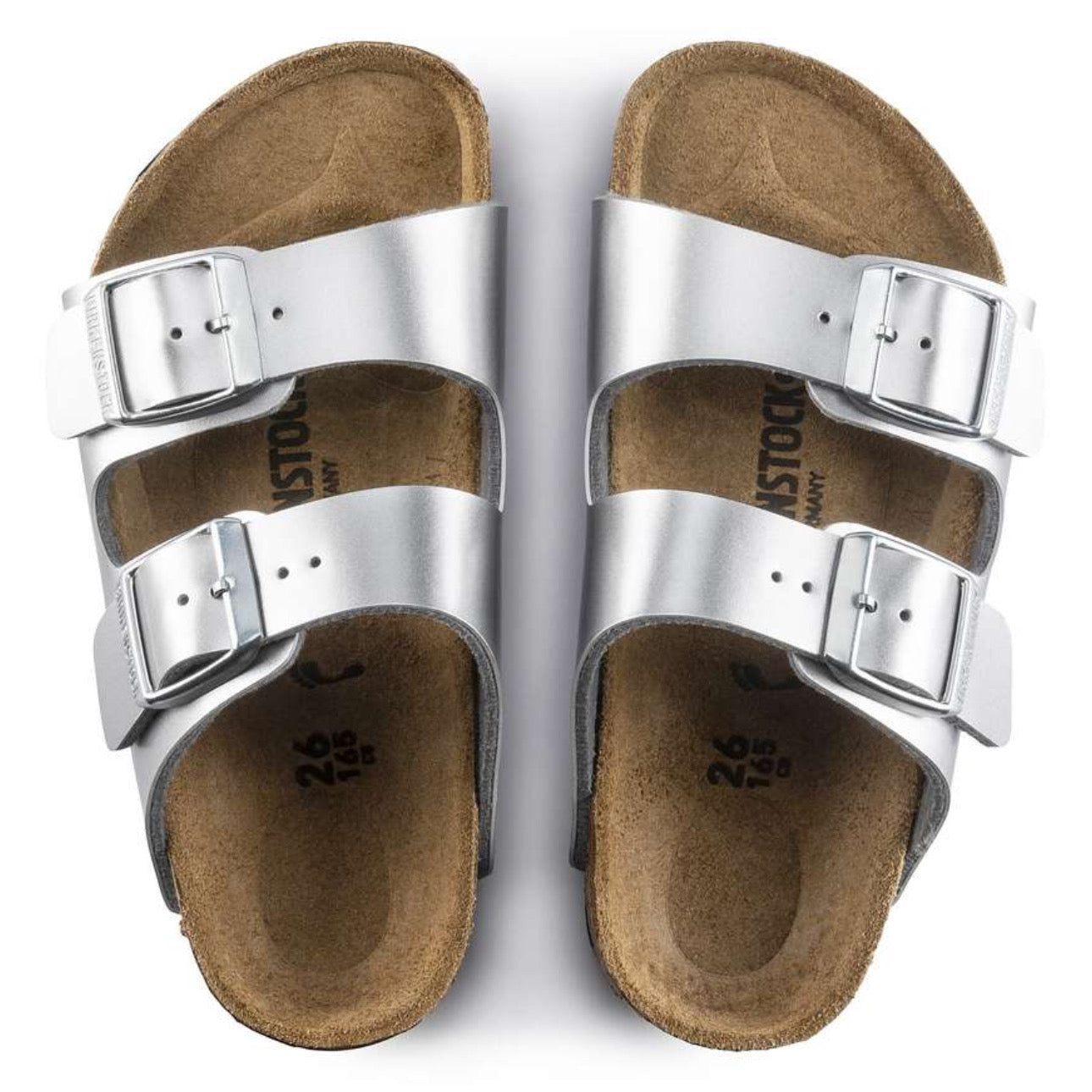 Birkenstock Arizona Electric Metallic Silver