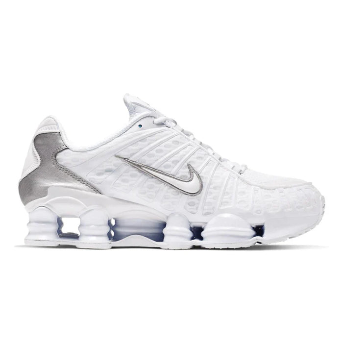 Nike Shox TL White/Metallic Silver/Max Orange/White