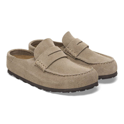 Birkenstock Naples Wrapped Suede Leather Taupe