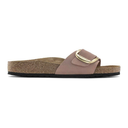 Birkenstock Madrid Big Buckle Natural Leather Nubuck Old Rose
