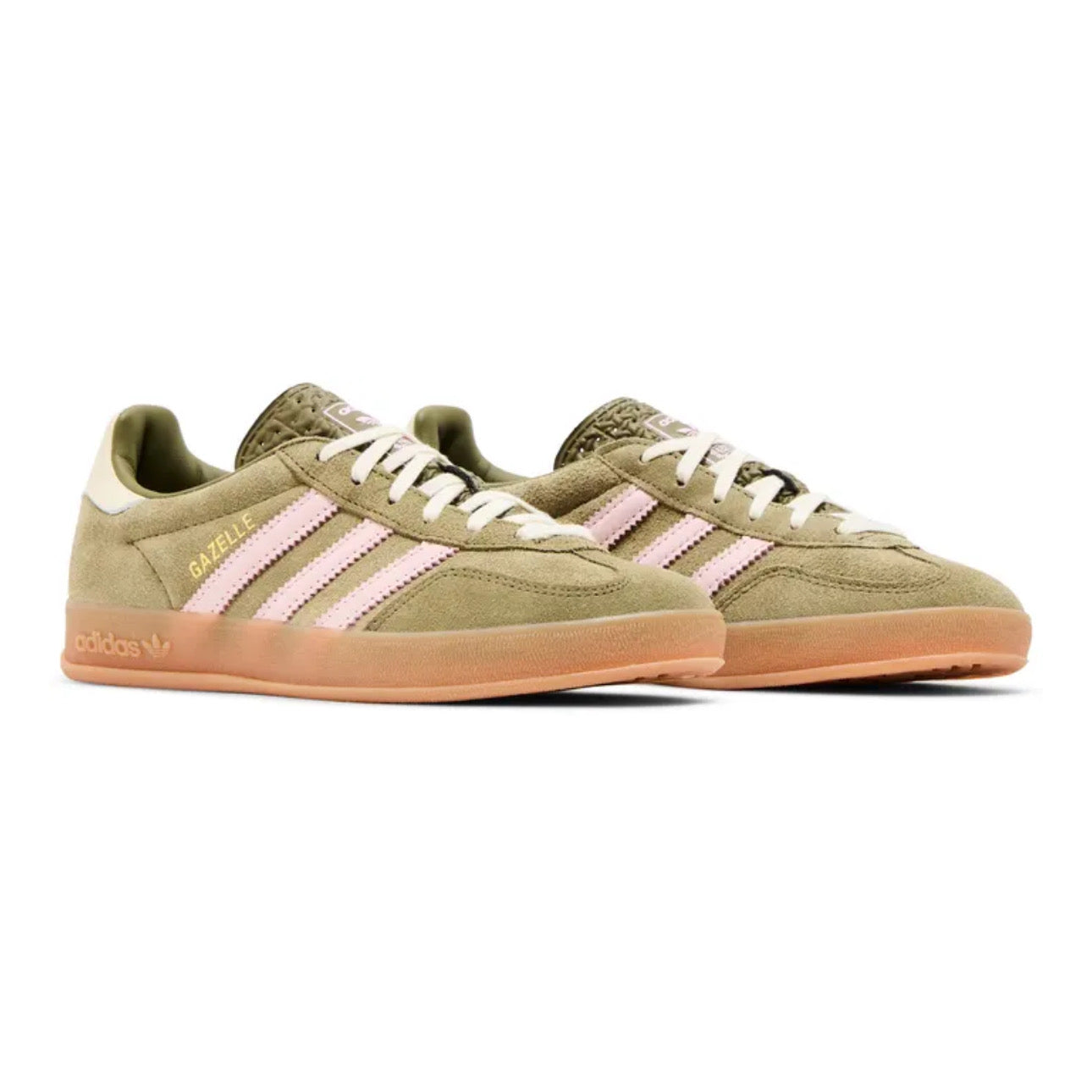 adidas Wmns Gazelle Indoor 'Focus Olive Clear Pink'