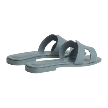 Hermes Oran Sandal Blue