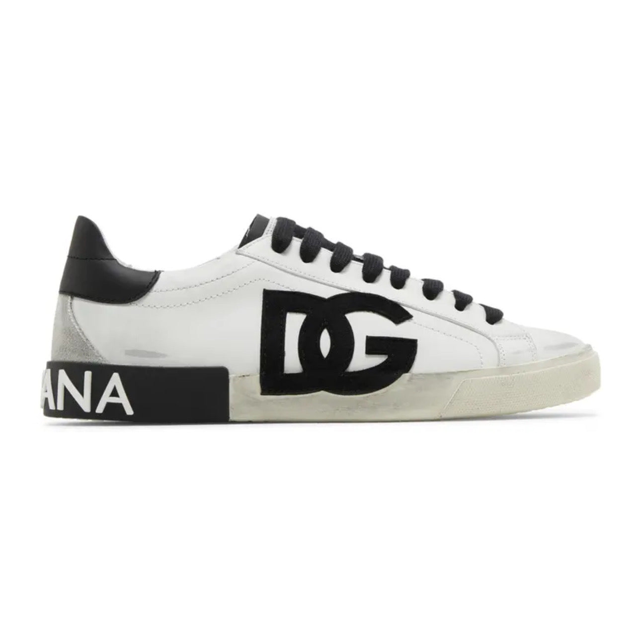 Dolce & Gabbana Portofino Vintage 'DG Logo Print - White Black'