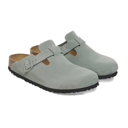 Birkenstock
Boston BS Suede "Pure Sage" mules